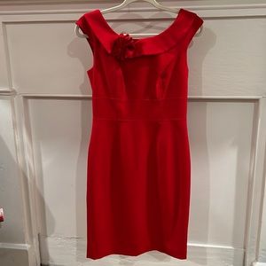 Calvin Klein Sleeveless Red Dress - Size 4